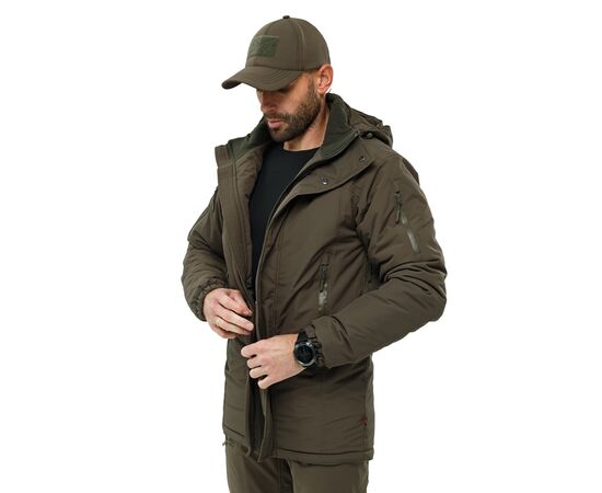 Мужская куртка зимняя тактическая олива Mont Blanc Gen 3 Olive, Цвет: оливковый, Размер: 56-58 (XL), фото 3