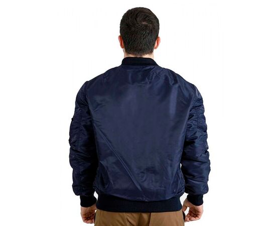 Демисезонная мужская темно-синяя куртка MA-1 Gen 2 Navy, Цвет: темно-синий, Размер: 44-46 (S), фото 8