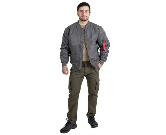 Куртка MA-1 Gen 2 Grey, Цвет: серый, Размер: 44-46 (S), фото 9
