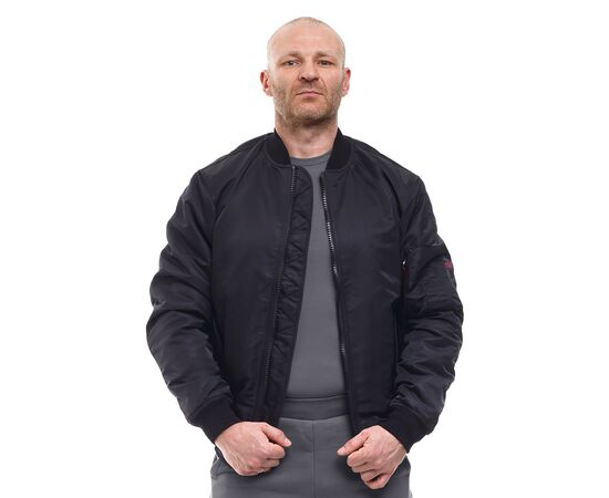 Демисезонная куртка бомбер мужская черная MA-1 Gen 2  Black, Цвет: черный, Размер: 44-46 (S), фото 2