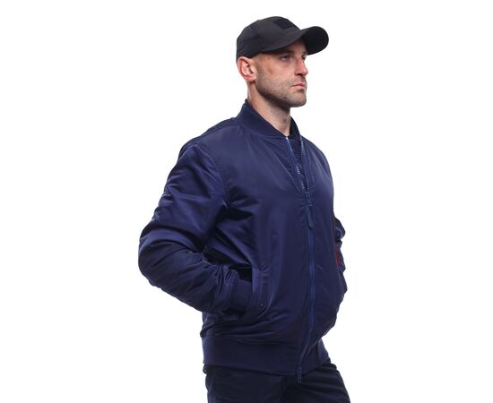 Демисезонная мужская темно-синяя куртка MA-1 Gen 2 Navy, Цвет: темно-синий, Размер: 44-46 (S), фото 4