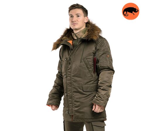 Куртка Аляска N-3B Olive, Колір: оливковий, Розмір: 40-42 (XS)