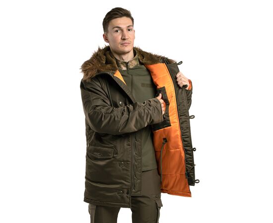 Куртка Аляска N-3B Olive, Цвет: оливковий, Размер: 40-42 (XS), фото 3