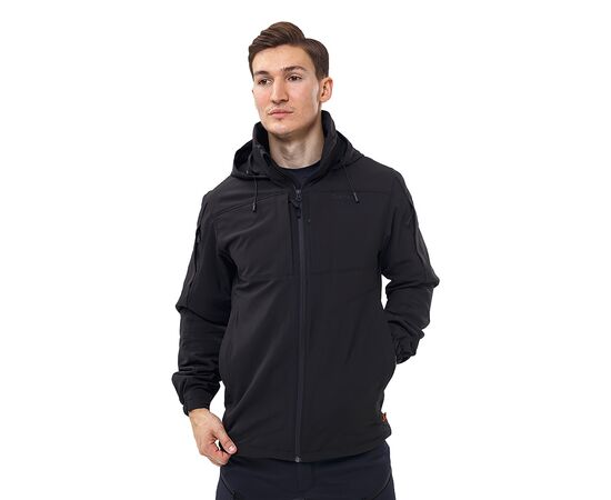 Мужская куртка-ветровка с капюшоном Breeze Gen 2 Black, Цвет: черный, Размер: 44-46 (S), фото 2