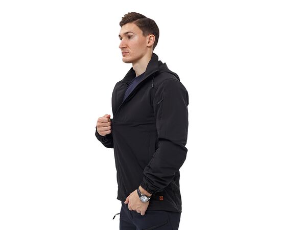 Мужская куртка-ветровка с капюшоном Breeze Gen 2 Black, Цвет: черный, Размер: 44-46 (S), фото 4