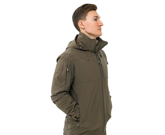 Куртка-ветровка мужская с капюшоном Breeze Gen 2 Olive, Цвет: оливковий, Размер: 44-46 (S), фото 3