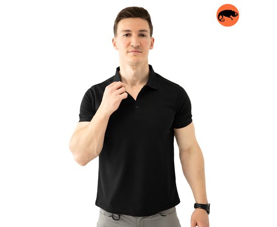 Футболка Polo Shirt Casual black, Цвет: черный, Размер: 62-60 (XXL)