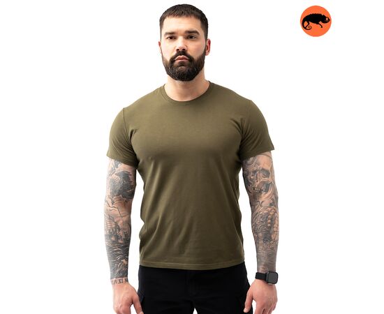 Футболка T-Shirt Casual olive, Цвет: оливковий, Размер: 44-46 (S)