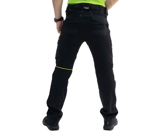 Штани робочі Slim Flex Black, Цвет: черный, Размер брюк / рост: 44-46/170-176, фото 5