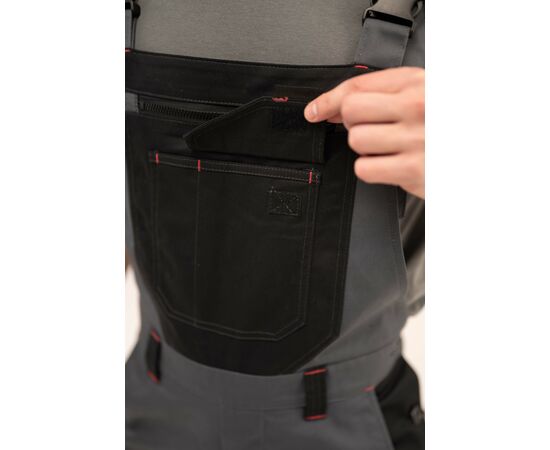 Напівкомбінезон робочий Premium new 2 Grey, Розмір: 44-46 / 170-176, фото 4