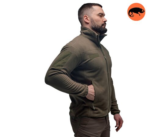 Кофта Power Fleece Olive, Колір: оливковий, Розмір: 56-58 (XL), фото 2