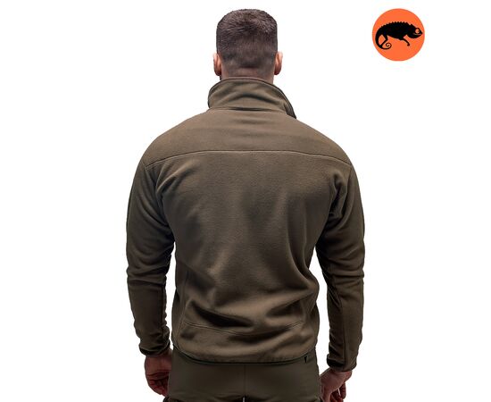 Кофта Power Fleece Olive, Колір: оливковий, Розмір: 56-58 (XL), фото 4
