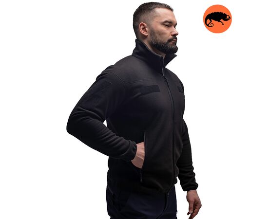 Кофта Power Fleece Black, Цвет: черный, Размер: 62-60 (XXL), фото 3