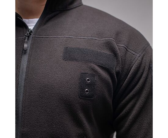 Кофта Power Fleece Black, Цвет: черный, Размер: 62-60 (XXL), фото 4