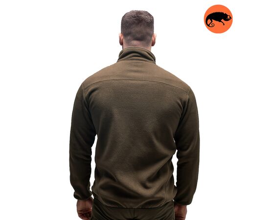 Демисезонная мужская флисовая кофта Stratus Olive, Цвет: оливковий, Размер: 44-46 (S), фото 3
