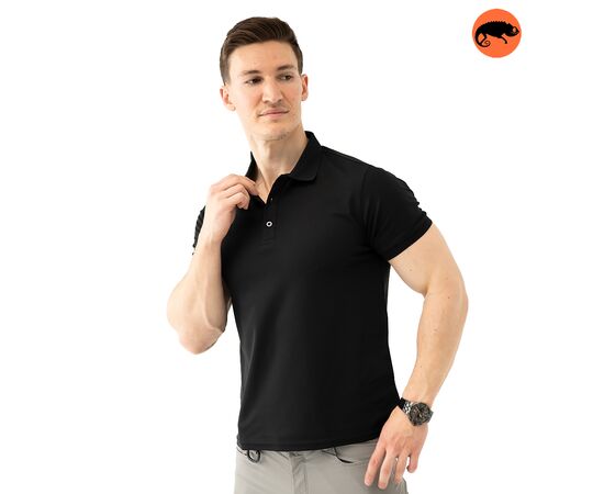 Футболка Polo Shirt Casual black, Цвет: черный, Размер: 62-60 (XXL), фото 3
