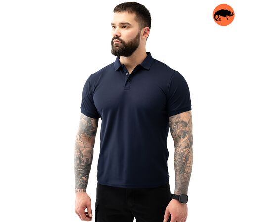 Футболка Polo Shirt Casual dark blue, Цвет: темно-синий, Размер: 56-58 (XL), фото 2