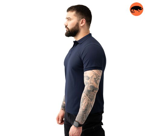 Футболка Polo Shirt Casual dark blue, Цвет: темно-синий, Размер: 56-58 (XL), фото 3