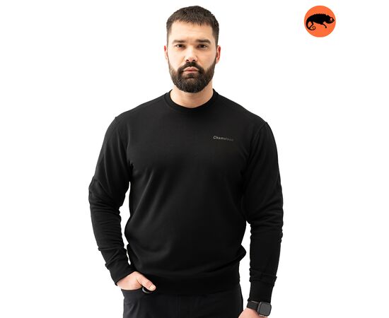 Світшот Warm light  Black, Цвет: черный, Размер: 56-58 (XL)