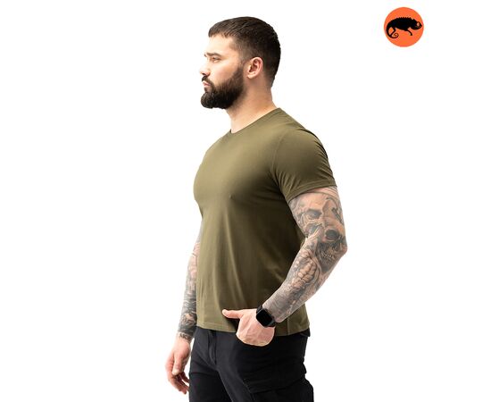 Футболка T-Shirt Casual olive, Цвет: оливковий, Размер: 44-46 (S), фото 2