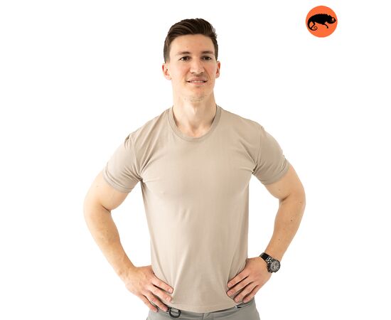 Футболка T-Shirt Casual khaki, Цвет: тан (tan), Размер: 44-46 (S), фото 2