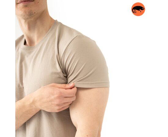 Футболка T-Shirt Casual khaki, Цвет: тан (tan), Размер: 44-46 (S), фото 3